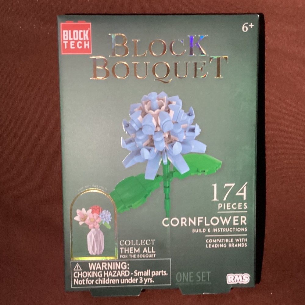 Block Tech Block Bouquet 174 pieces Cornflower 6+